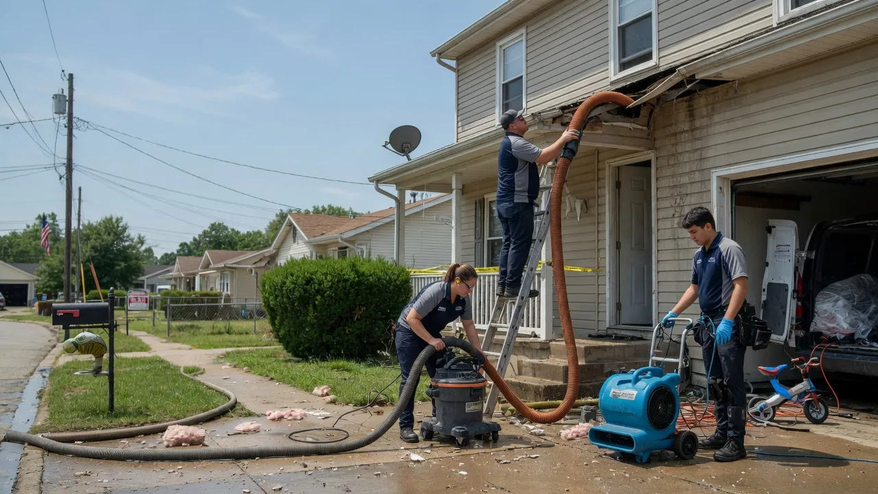 Water Damage Restoration in Hamburg, IL near me